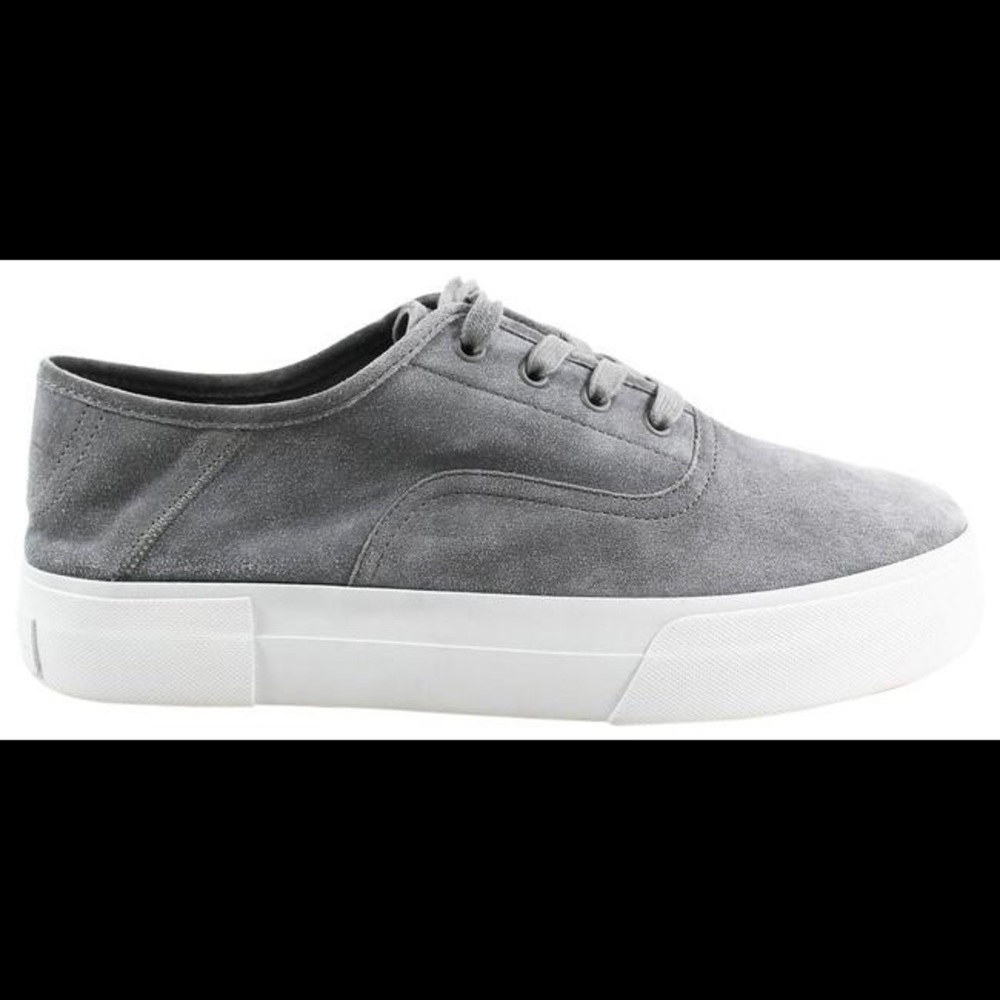 VINCE Copley Gray Suede Sneakers size 7